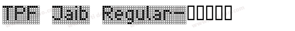 TPF Jaib Regular字体转换